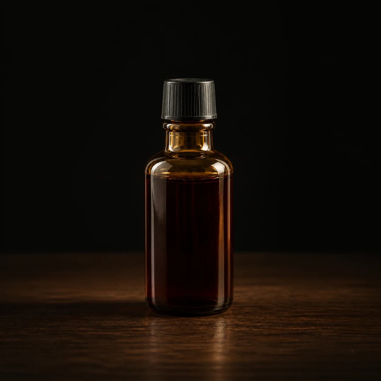 Small unbranded bottle of aromatic bitters