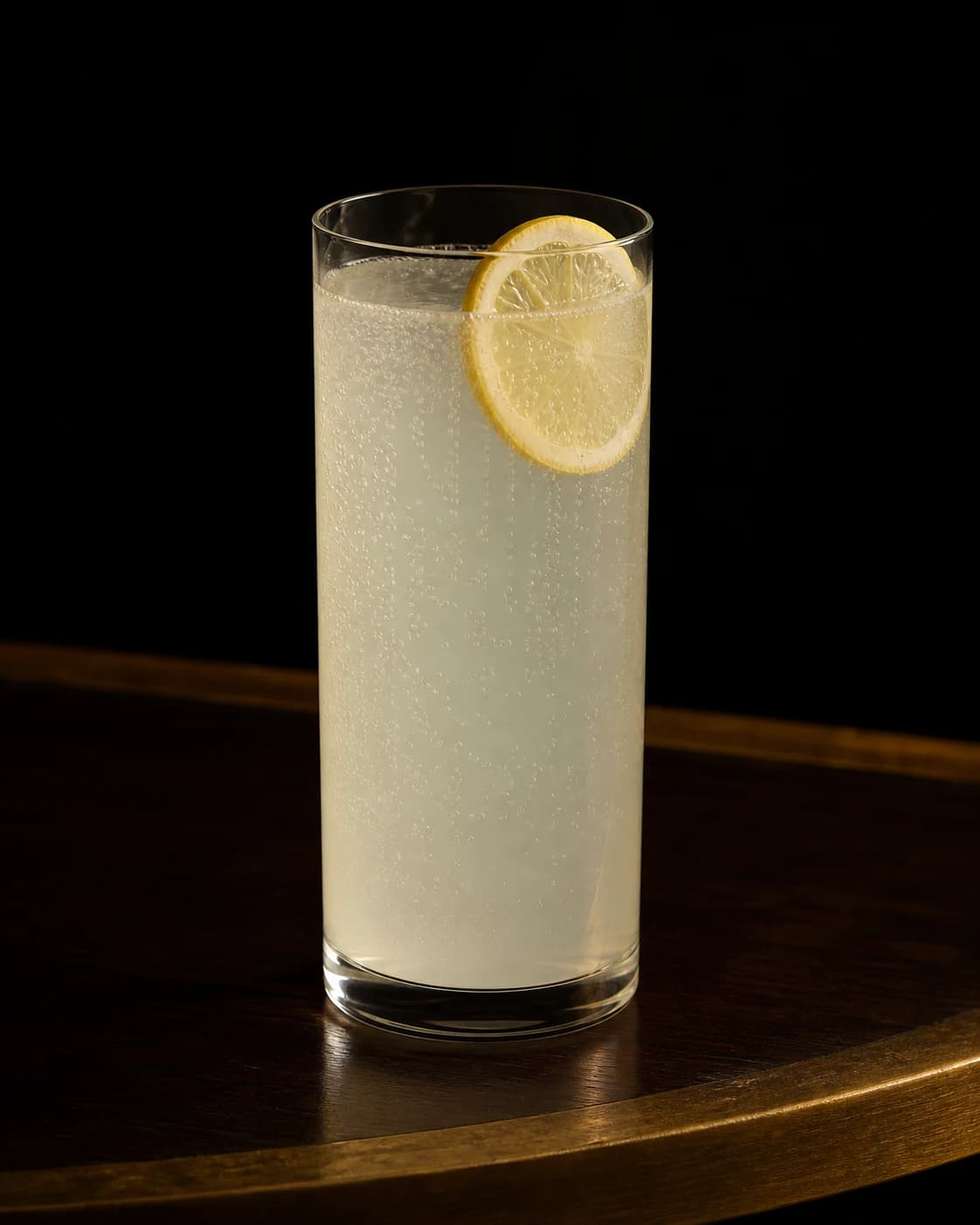 Gin Fizz served in a highball