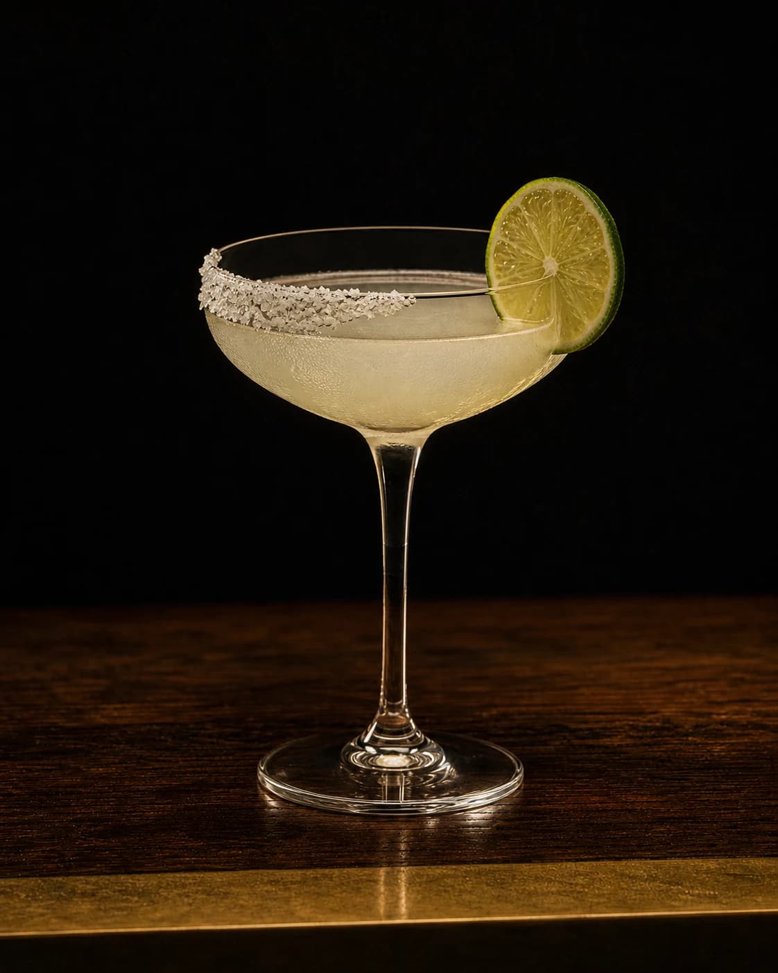 Margarita cocktail in a coupe
