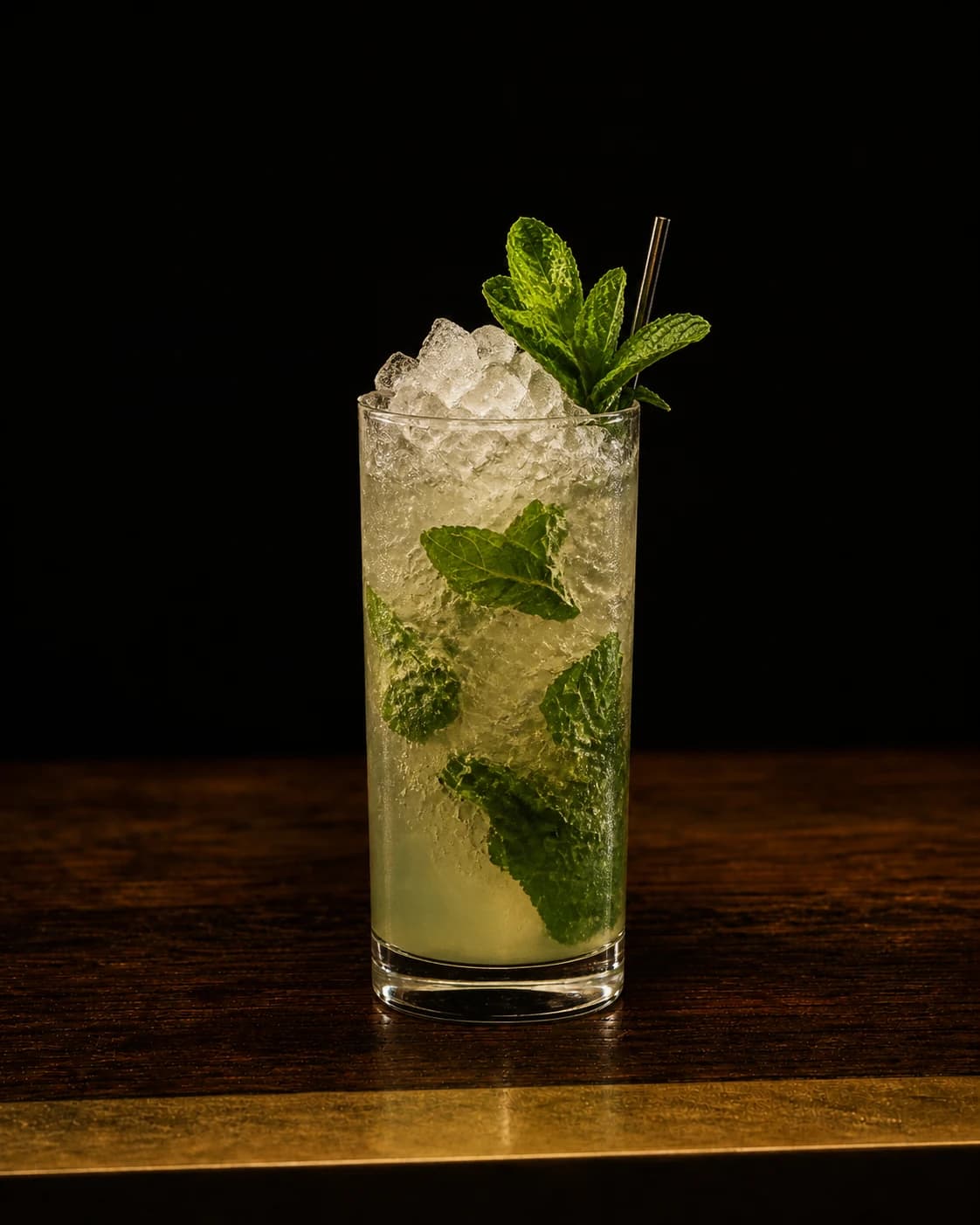 Mojito cocktail in a highball