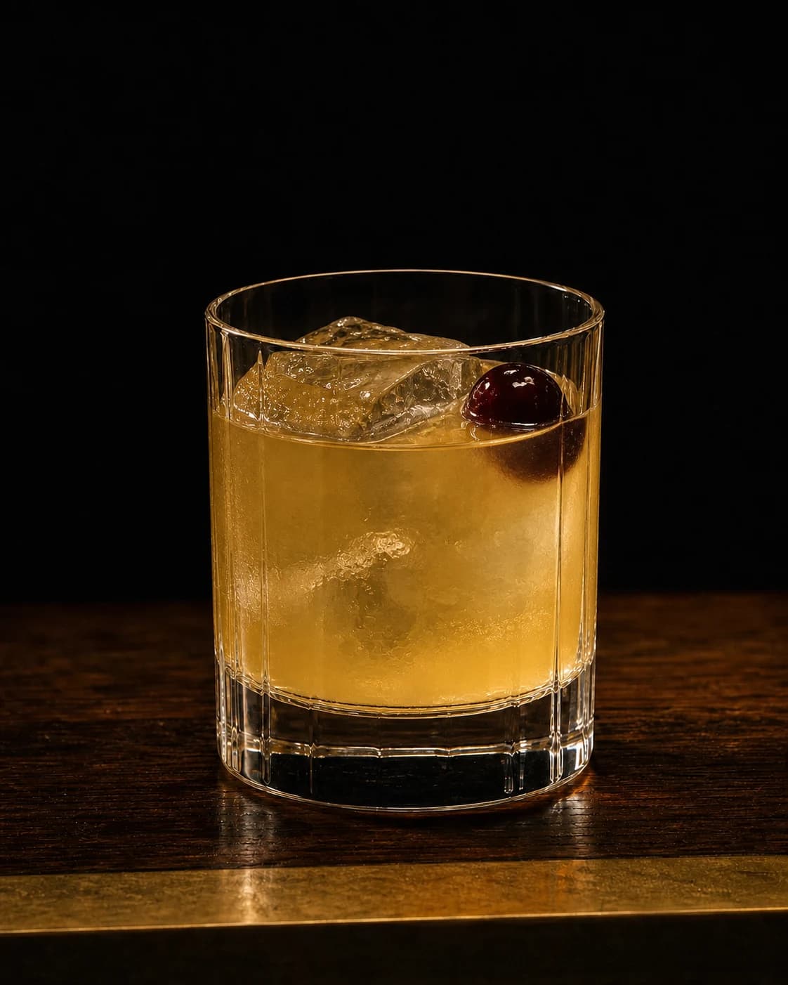 Whiskey Sour served in a rocks glass