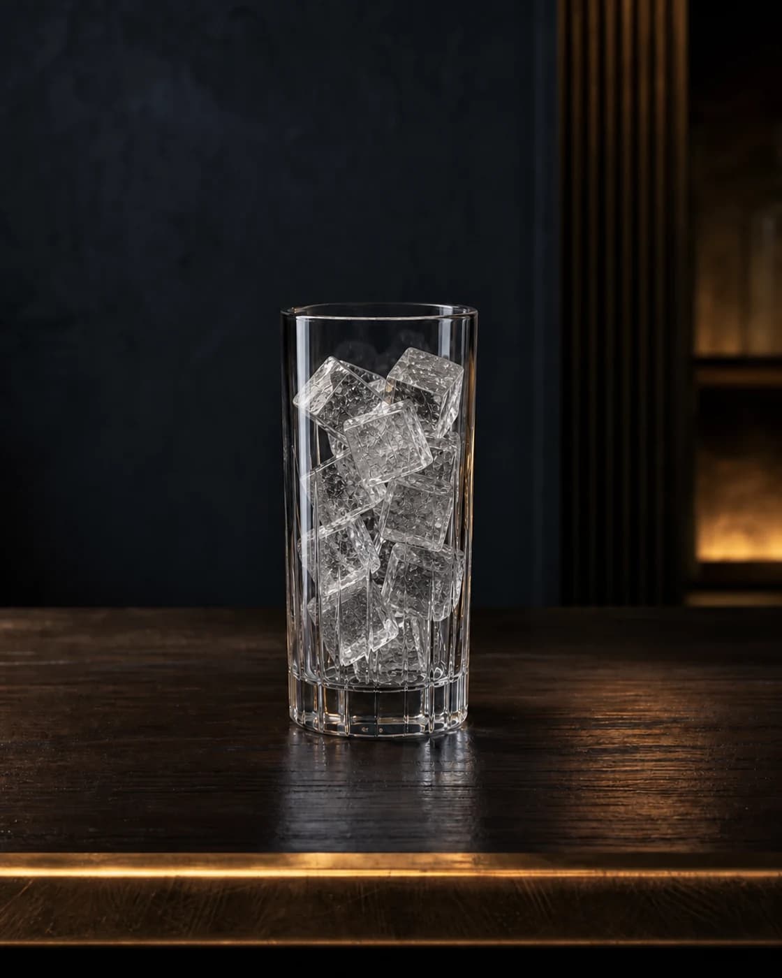 Build the rum and lime stage with aged brass cocktail jigger