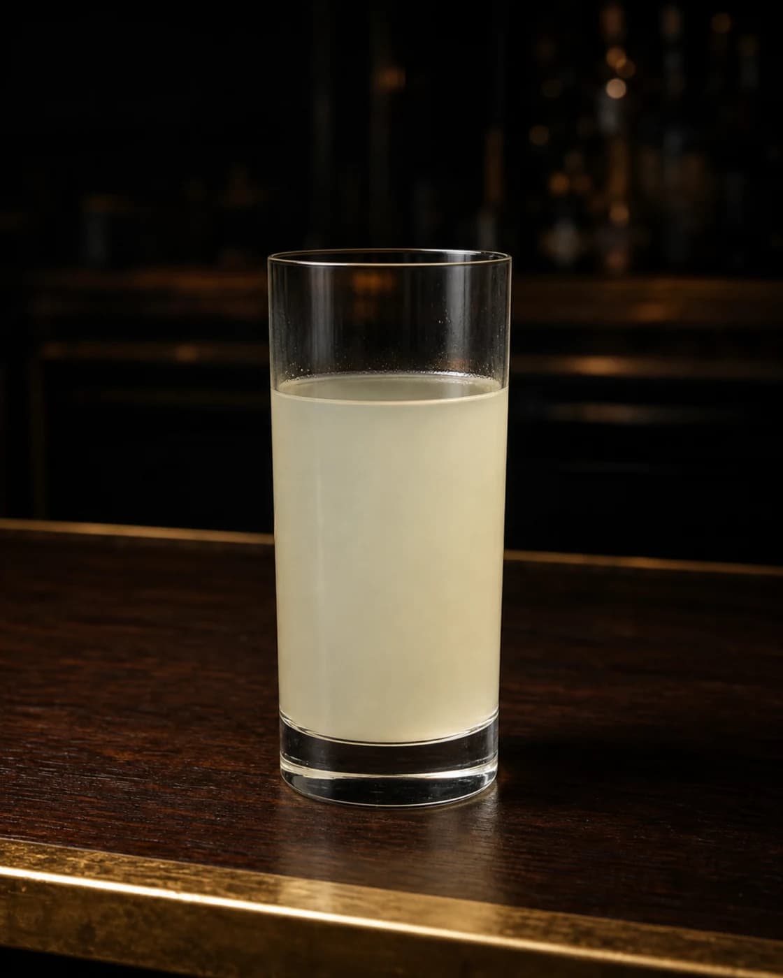 Top with soda stage with unbranded soda water bottle
