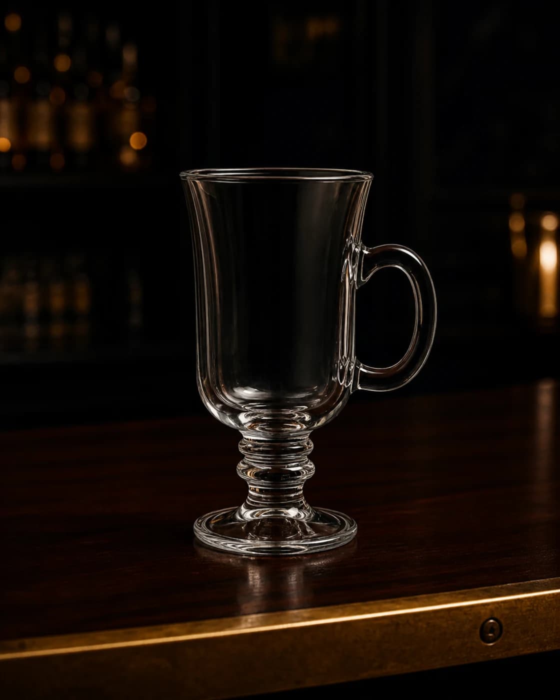 Add the hot coffee stage with small carafe of steaming hot coffee