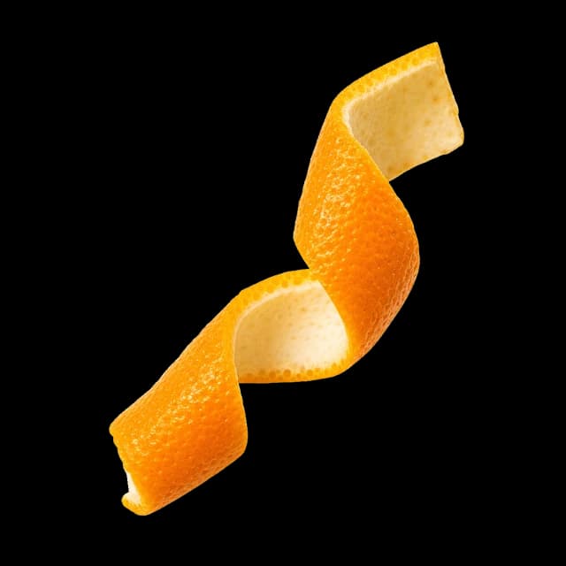 Fresh orange peel