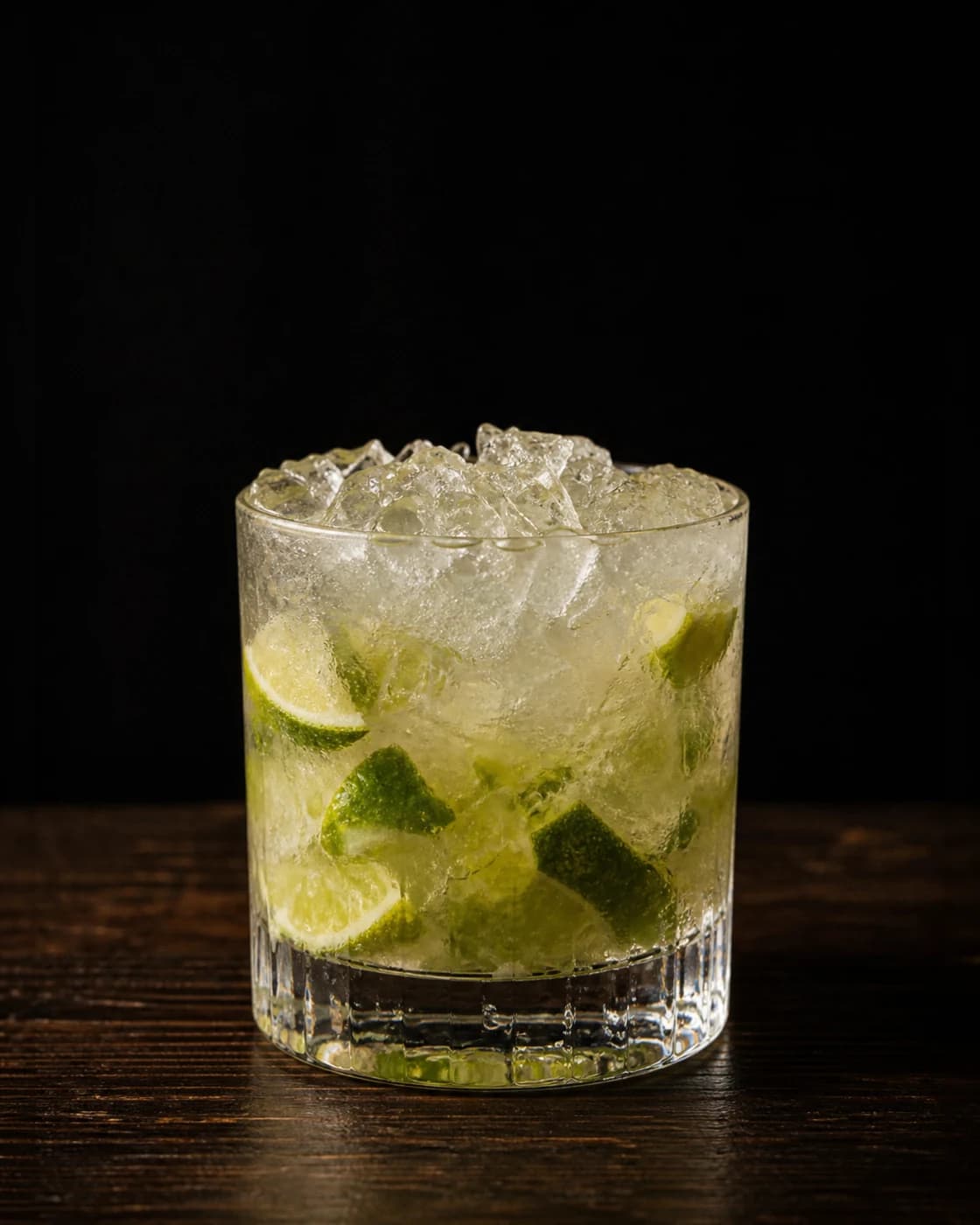 Caipirinha served in a rocks glass