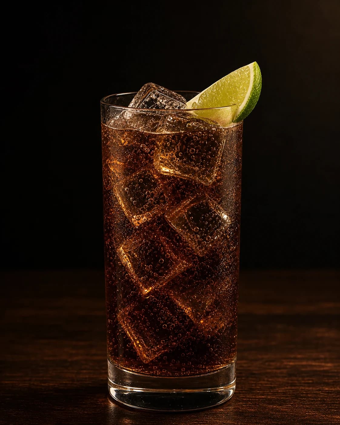 Cuba Libre served in a highball